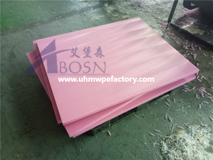 Красный лист UHMWPE 3050x1220 мм для стержня