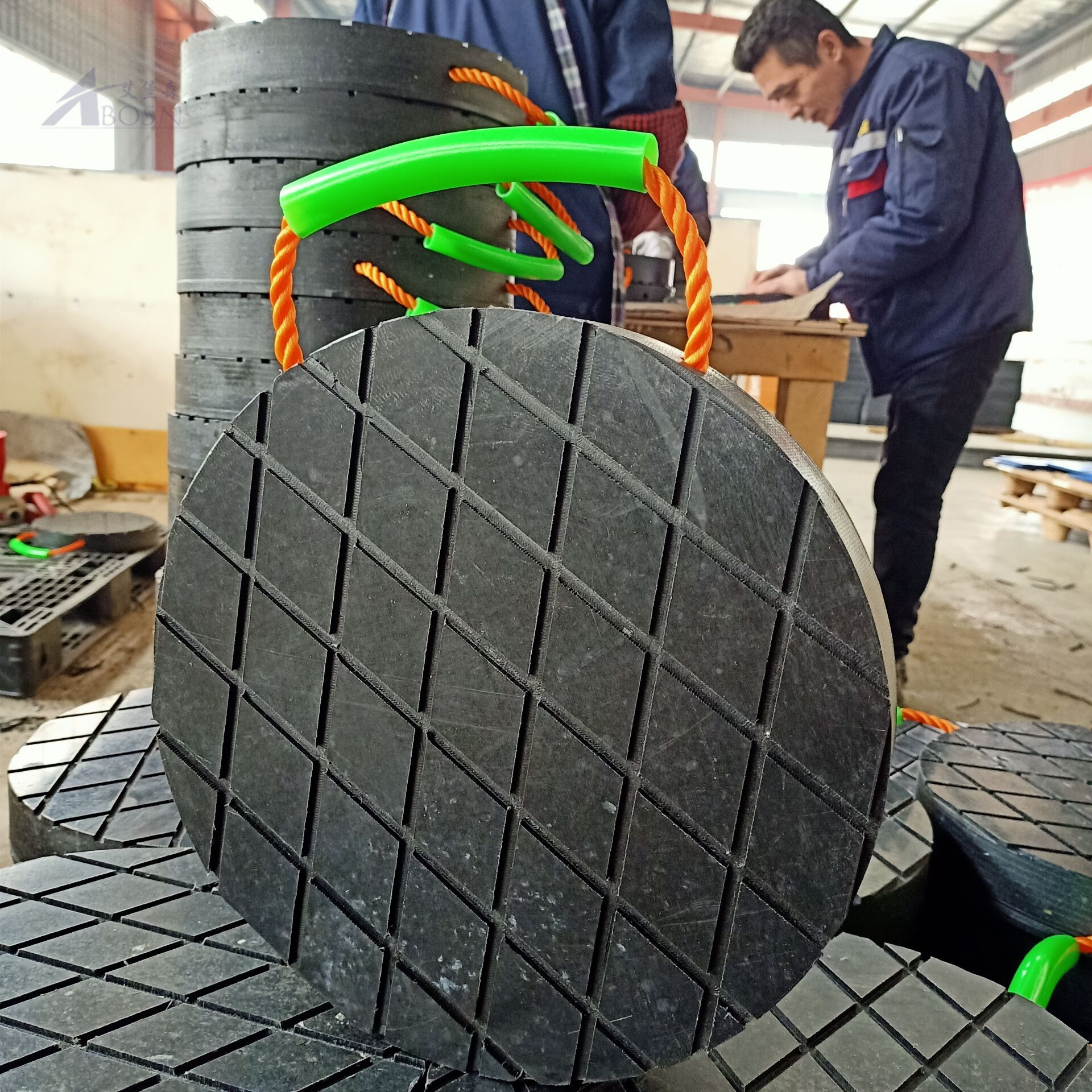 Сверхмощные опорные подшипники крана HDPE PE Outrigger Pads