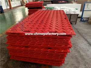 3x8 Red HDPE коврик для защиты грунта для строительства