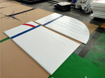 Пластиковая пластина UHMWPE, дешевый полиэтиленовый лист, синтетический лед для хоккея на катке, горячая цена продажи