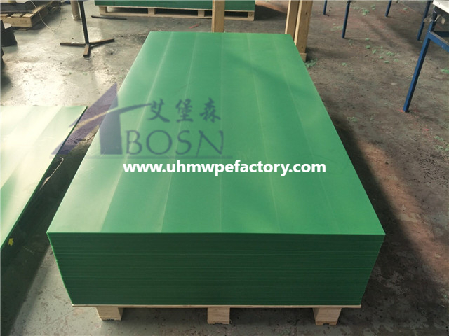 Зеленый лист UHMWPE 3050x1220 мм для стержня